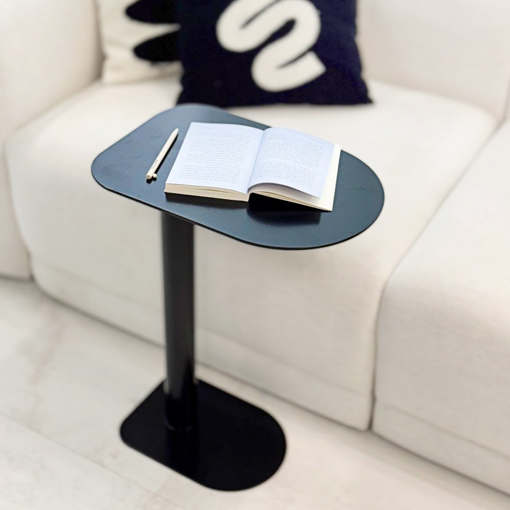 에코프랜 철제 사이드테이블 쇼파 침대 옆 틈새 미니 협탁 노트북 거실 간이 테이블