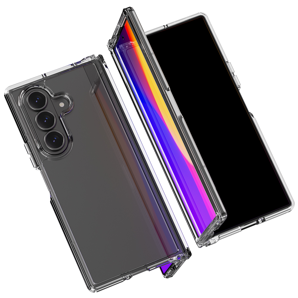 이지스 크리스탈 생폰 풀커버 케이스 투명, 갤럭시Z 폴드7