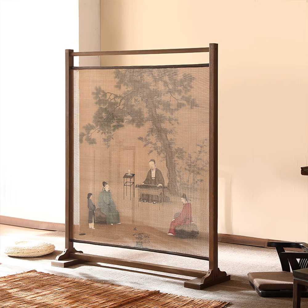 전통 찻집 파티션 한옥 감성 공간 분리 인테리어 A형 180x150cm - 상세 이미지 3