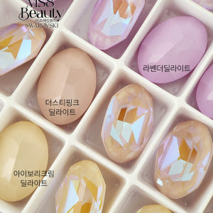 스와로브스키 스톤 4120 오벌 팬시스톤 14mm 1개 스와 오스트리아 ... 솔직 후기 | 피부 타입별 분석 - 상품 이미지 2