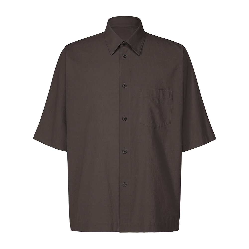 옴므플리세 반팔셔츠 STREAMLINE SHIRT 헨리넥 HP53FJ351 - 상세 이미지 3