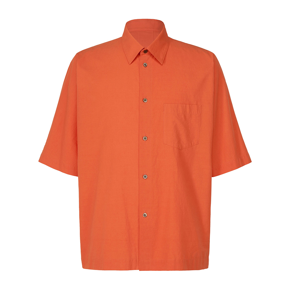 옴므플리세 반팔셔츠 STREAMLINE SHIRT 헨리넥 HP53FJ351 - 상세 이미지 4