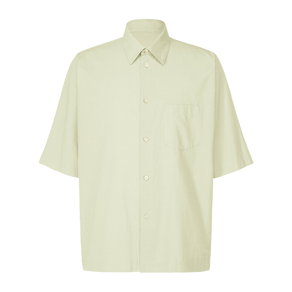 옴므플리세 반팔셔츠 STREAMLINE SHIRT 헨리넥 HP53FJ351 - 메인 이미지