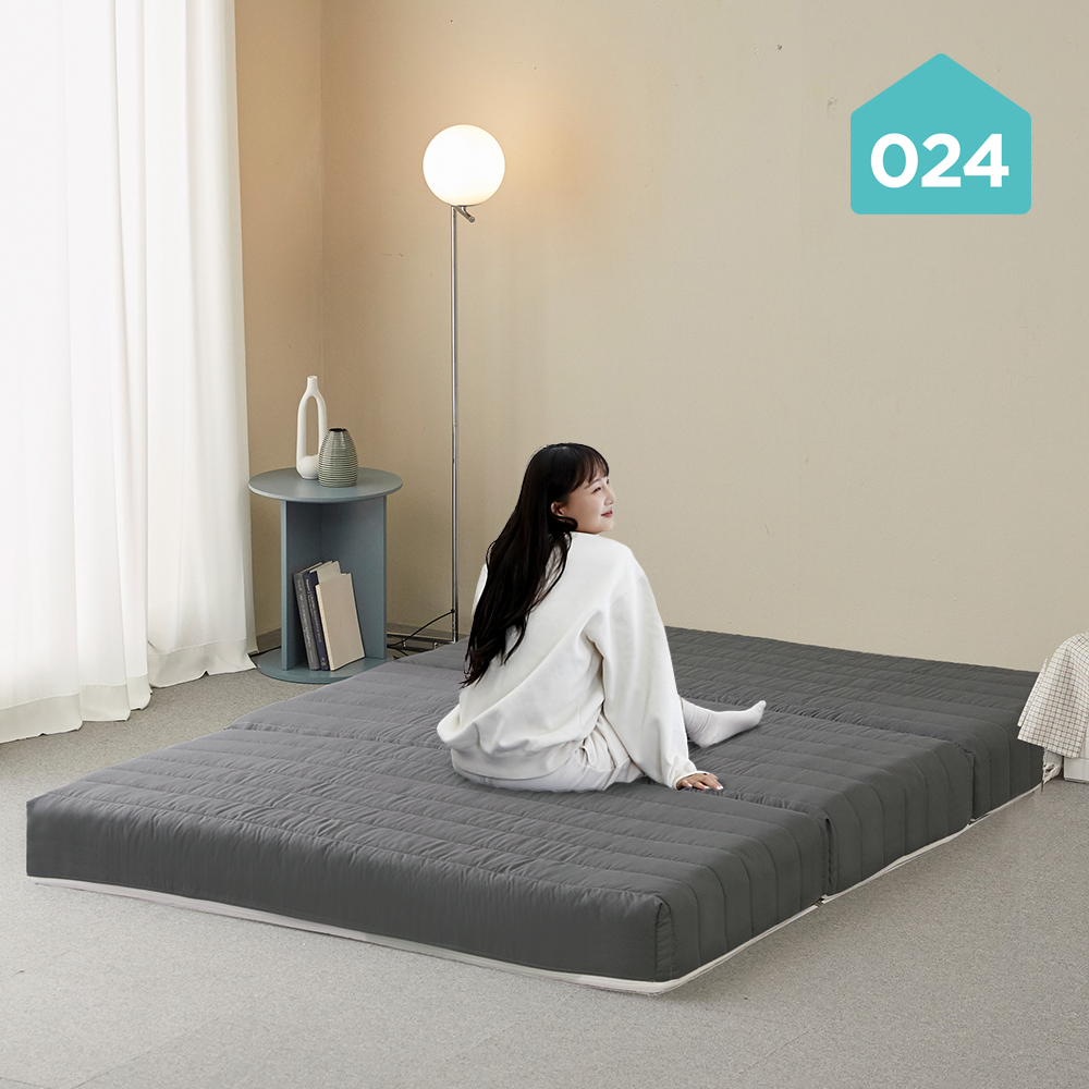 024홈 국민토퍼 3단 접이식 매트리스 적당히 단단한 16cm 퀸
