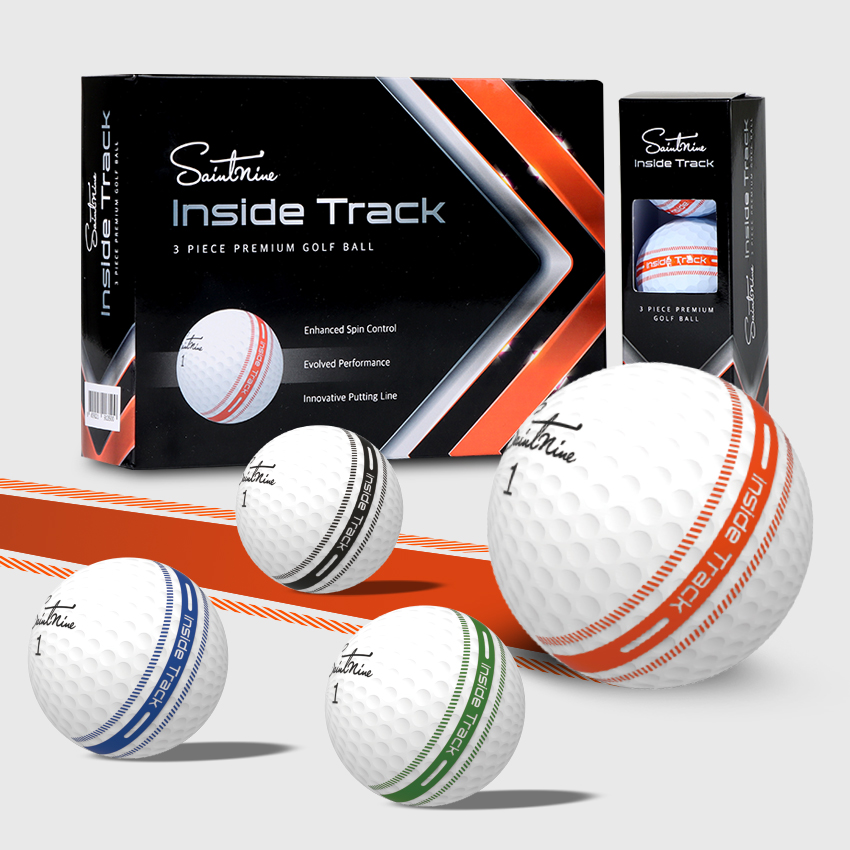세인트나인 인사이드 트랙 3피스 골프공 1다즌 12알