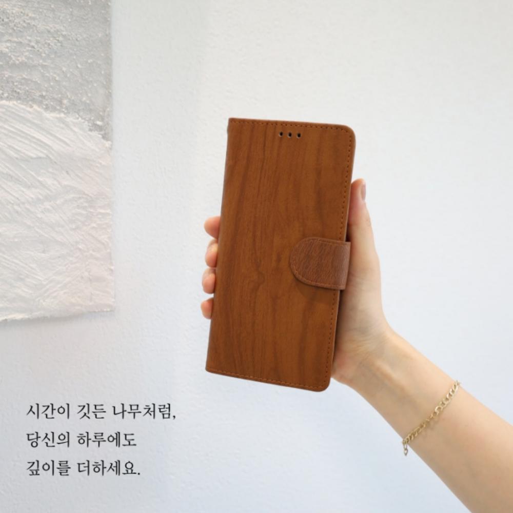 브로우 카드 다이어리 지갑 케이스 레드, 갤럭시S24 이미지 8