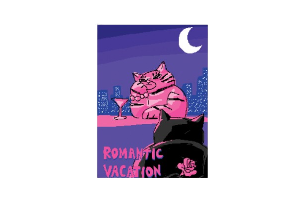 셔레이드쇼 포스터 S - Romantic vacation - 메인 이미지