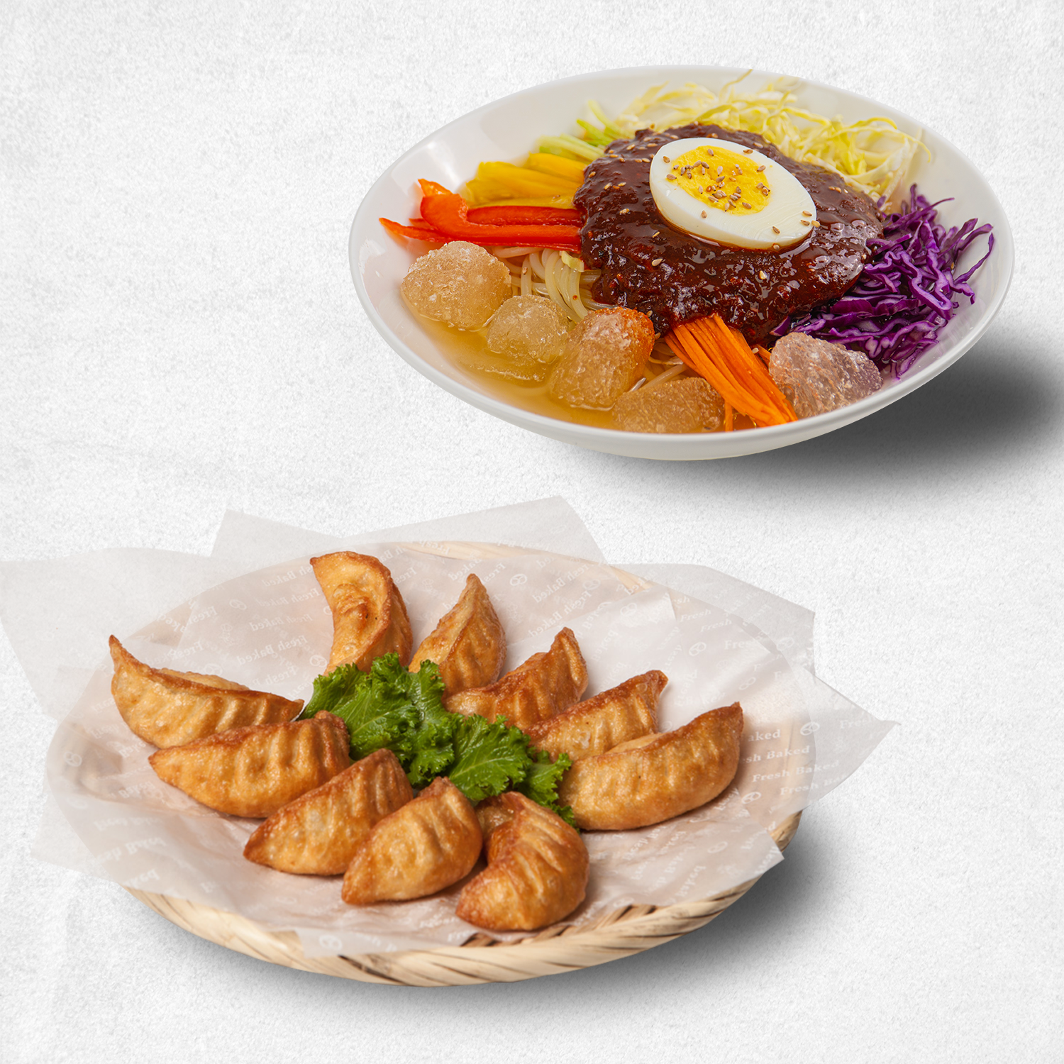 보영만두 냉쫄면 4인분+군만두1kg(고기/김치) 세트 이미지 4