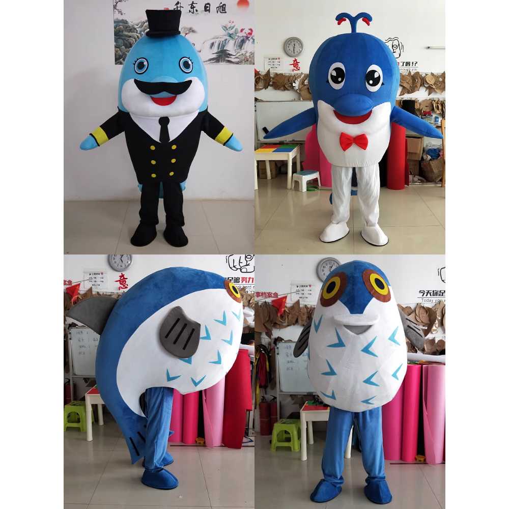 물고기 인형탈 바다 동물 상어 문어 불가사리 캐릭터 오렌지(클라운피쉬) (150-180cm) - 상세 이미지 4