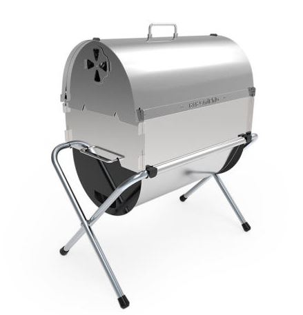 밥캠핑 밥오븐 치킨 비어캔 훈제 덮개 바베큐 뚜껑