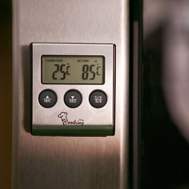 주방용 탐침온도계 타이머 2in1 베이킹용 온도계