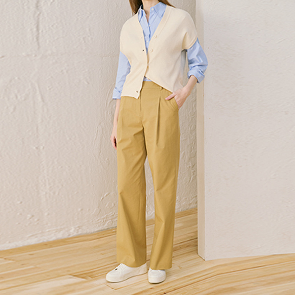 봄 텐셀 코튼 팬츠 - 상세 이미지 4