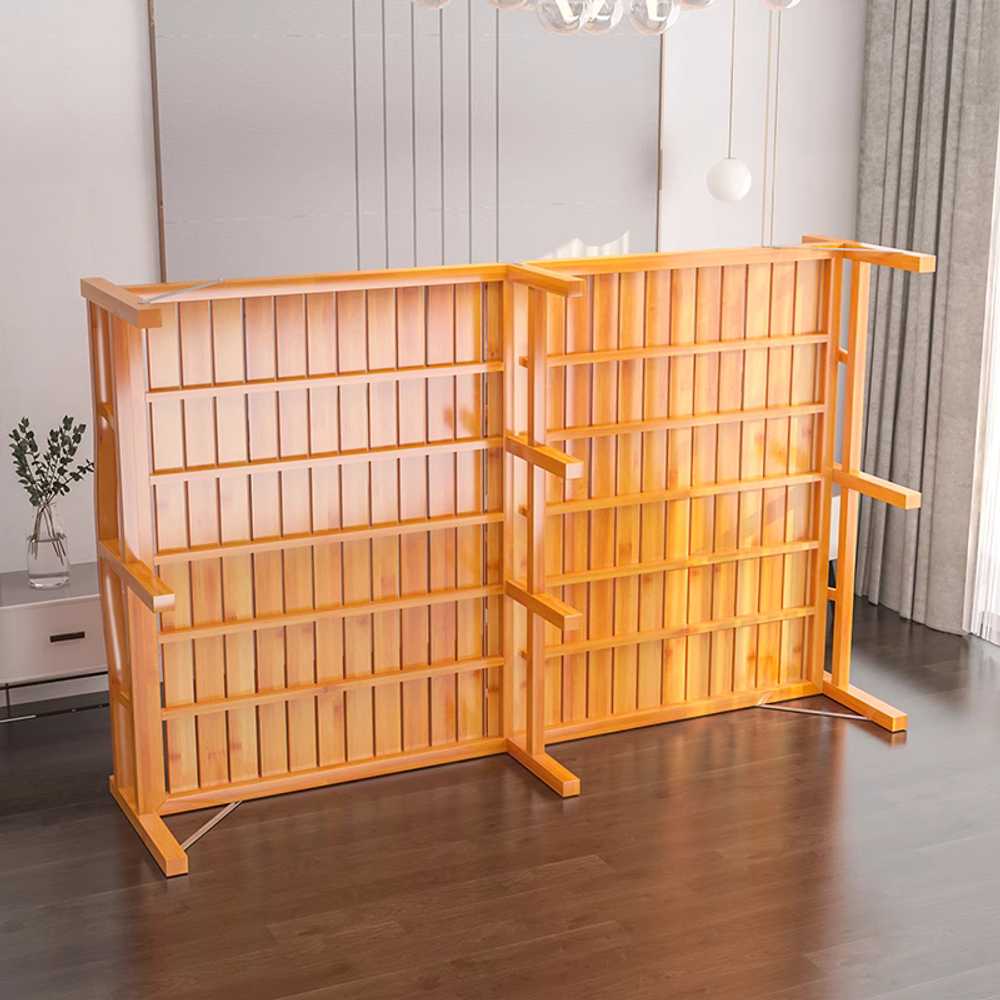 대나무 평상 접이식 대청마루 조립 방부목 옥상 침대 60cm - 상세 이미지 3