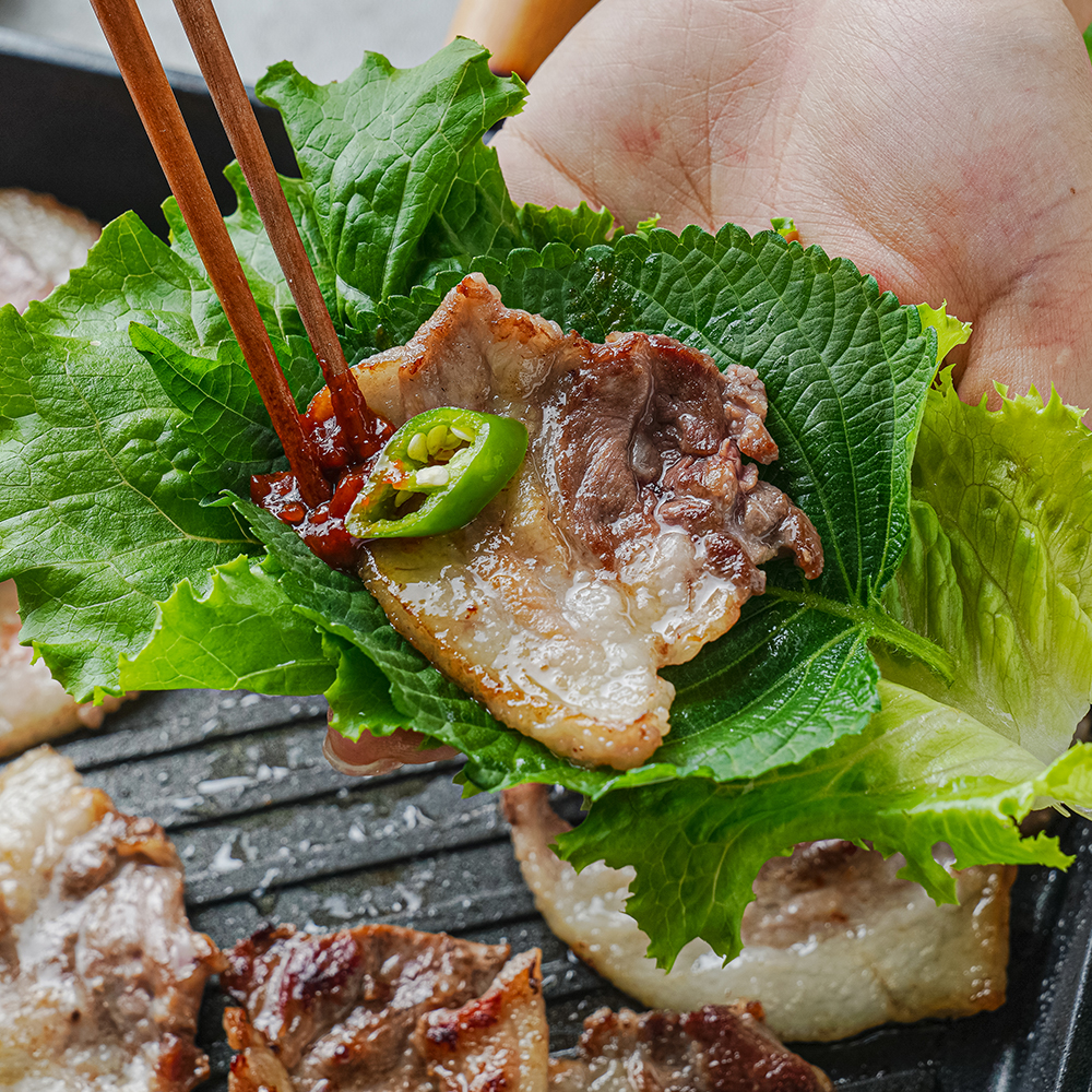 국내산 뽈항정살 돈두롤 500g 한돈 특수부위 뒷고기 - 상세 이미지 3