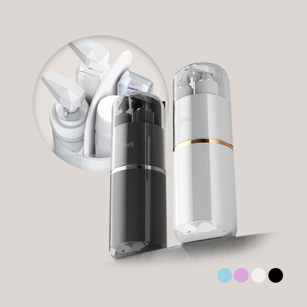 여행용 디스펜서 샤워보틀 올인원 샴푸 린스통 헬스장 샤워용품 휴대용 제품 이미지