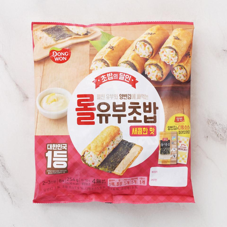 메가마트 동원 롤유부초밥(새콤한맛) 254g - 상품 이미지