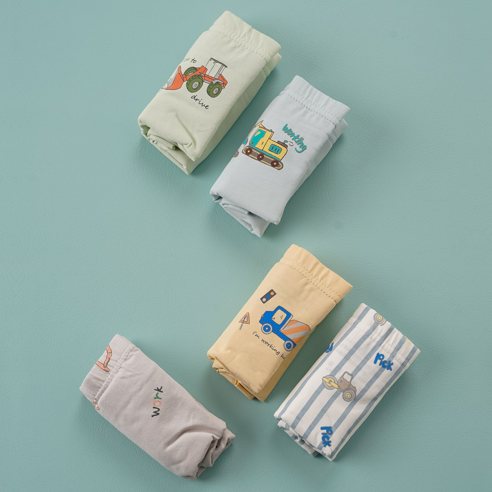 [빌도르] 덤프덤프 5매 남아 드로즈 사각 아동 키즈 어린이 팬티 세트