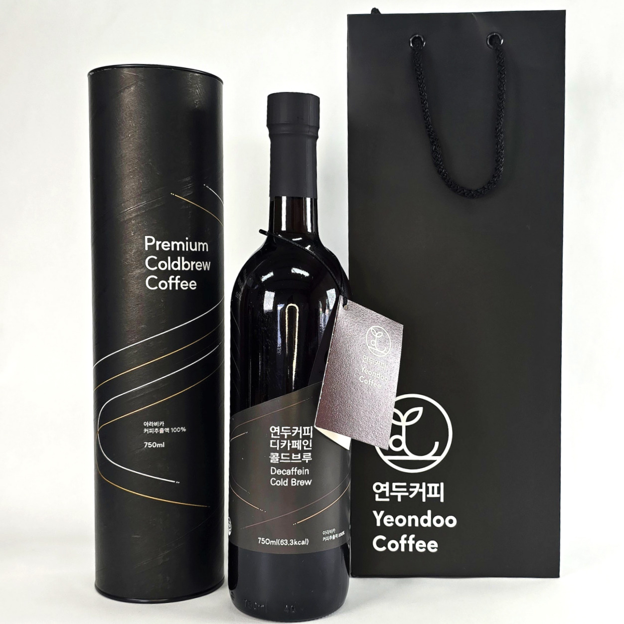디카페인 콜드브루 원액 더치커피 선물세트 답례품 750ml - 메인 이미지