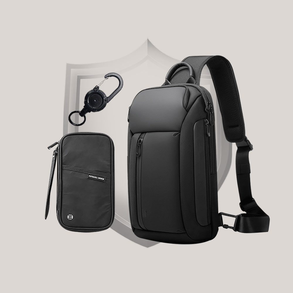 여행용 슬링백 남성 크로스백 도난방지 소매치기 유럽 가방 방검 남자