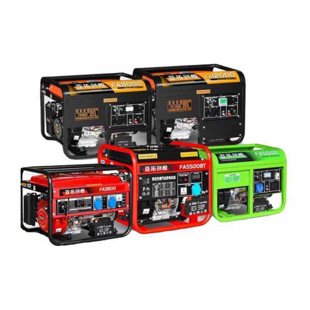 가솔린 발전기 츄레라 부품 스타트 트럭 시동 화물차 3.5KW 가솔린 핸드풀 이미지 6