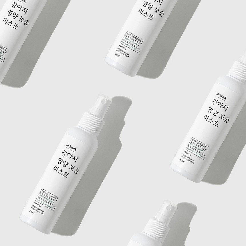 닥터블랭크 저자극 강아지 미스트 보습제 정전기 털엉킴 방지 베이비파우더, 150ml, 1개 사진 2