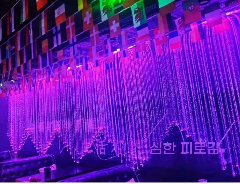 광섬유 커튼 조명 별빛 파티 클럽 줄조명 카페 무드등 천장 LED 램프 인테리어 장식 이미지 7