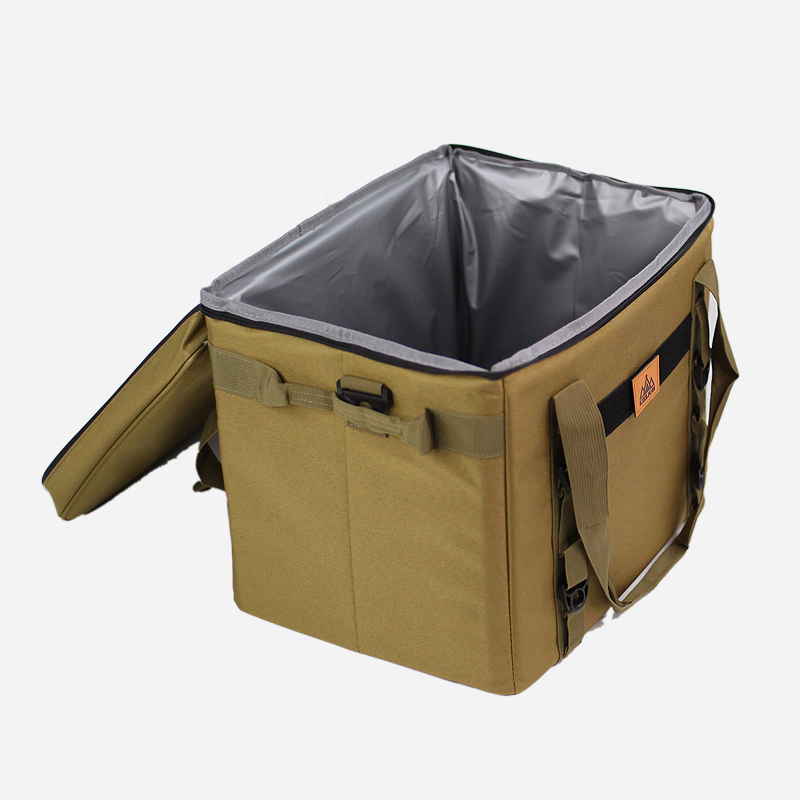 KOOLMAN 쿨맨 캠핑 보냉가방 아이스쿨러백 대용량 40L, 골든브라운