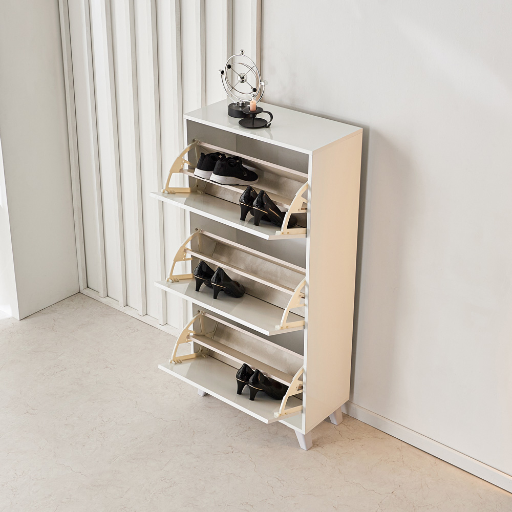 소피 틈새 폭좁은 원룸 좁은 현관 슬림 사무실 신발장 - 상세 이미지 5