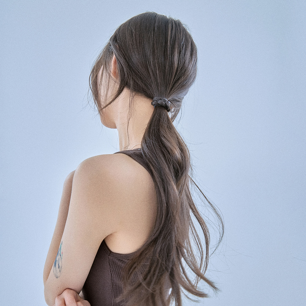내추럴 땋은머리 고무줄 - 상세 이미지 3