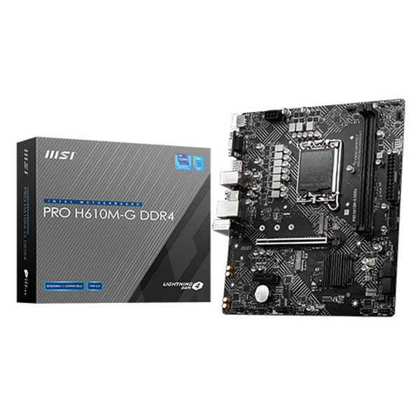 MSI PRO H610M-G 인텔 메인보드 DDR4