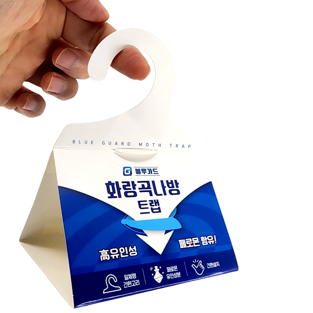 블루가드 화랑곡나방 트랩 집나방 퇴치 나방파리 트랩 끈끈이 트랩 5개입, 1개 - 상세 이미지 2