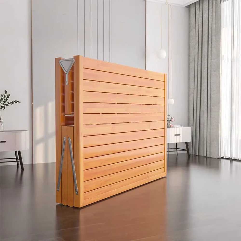 대나무 평상 접이식 대청마루 조립 방부목 옥상 침대 60cm - 상세 이미지 2