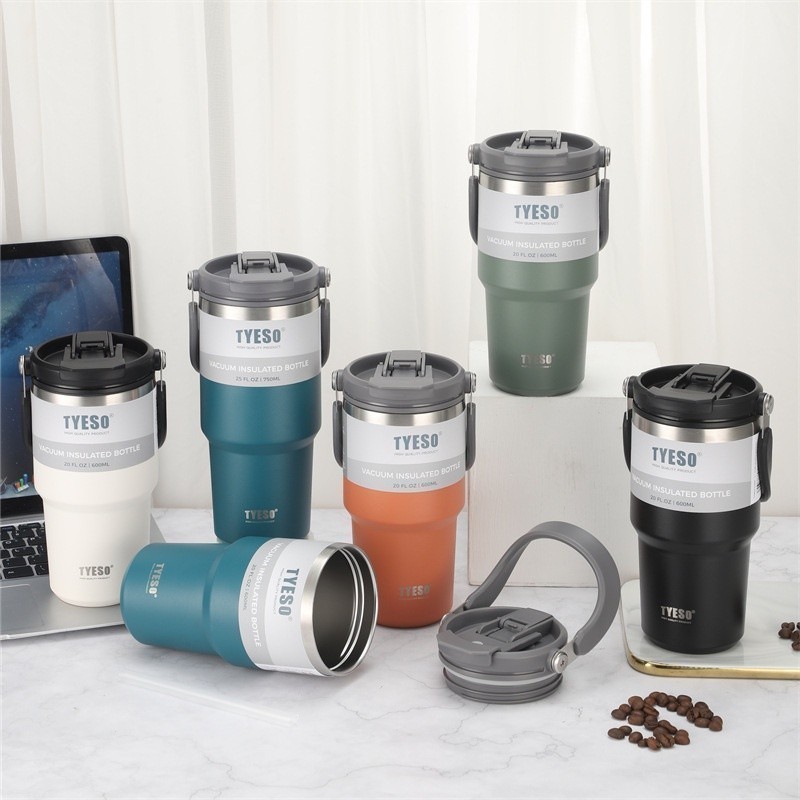 타이소 진공 텀블러 900ml 스테인레스 보온보냉 - 상품 이미지
