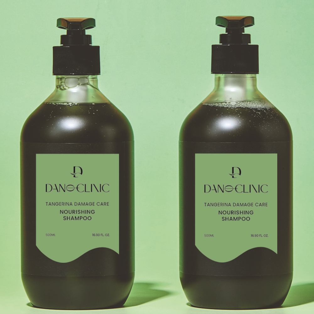 1+1 다노클리닉 탄제린 데미지케어 너리싱 샴푸 NS 시트러스, 500ml, 2개 - 상세 이미지 2