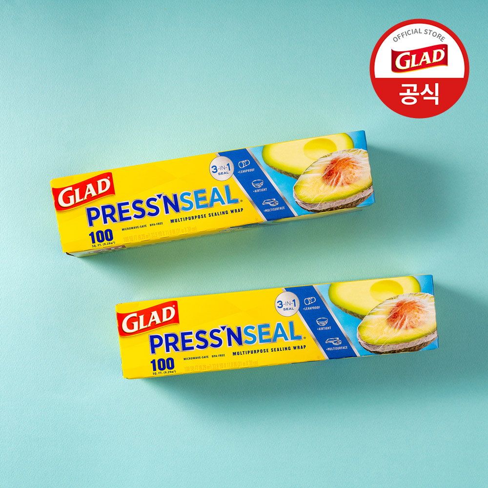 [3%적립] 글래드 매직랩 대용량 샌드위치 랩핑 주방 업소용 랩 밀폐 용기 3100X30cm, 2개 - 상품 이미지