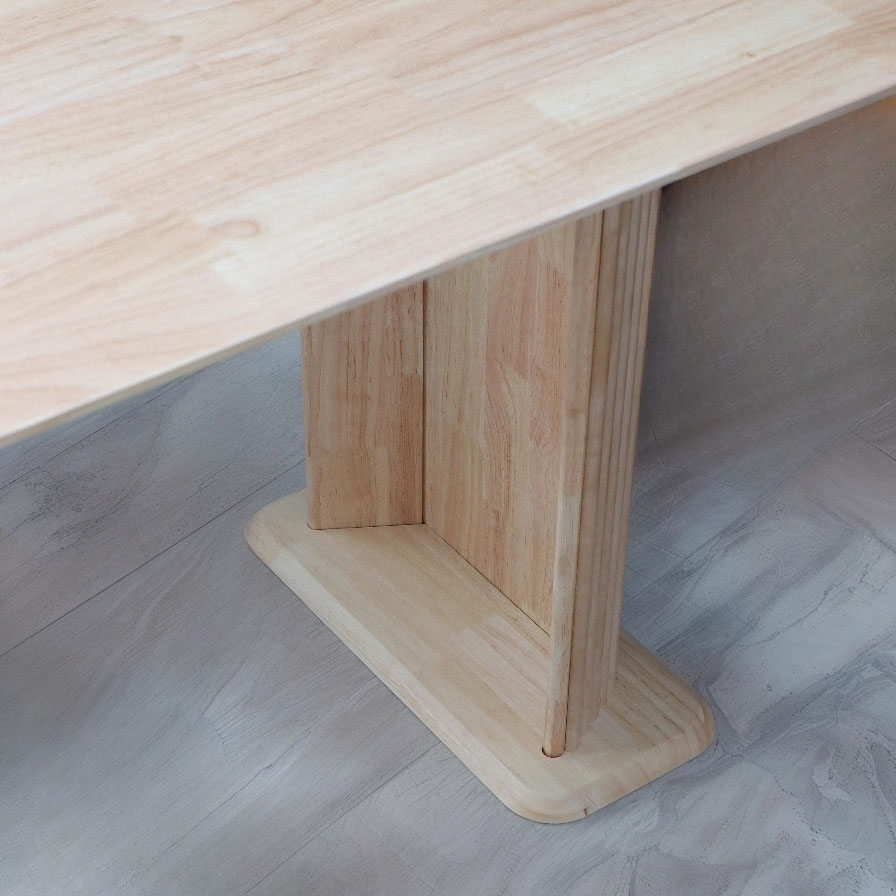 원목 4인용 식탁 세트 쇼파 식탁 나무 주방 낮은 식탁 테이블 의자 4개 세트