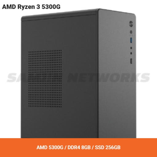 PCKOREA AMD 5300G 가성비 조립 컴퓨터 PC [AMD5300G/DDR4 8GB/SSD256GB]