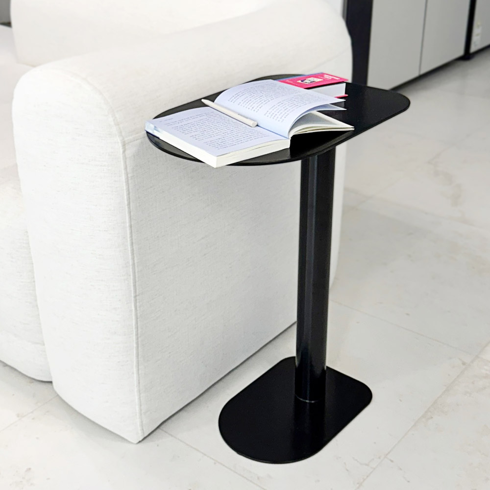 에코프랜 철제 사이드테이블 쇼파 침대 옆 틈새 미니 협탁 노트북 거실 간이 테이블