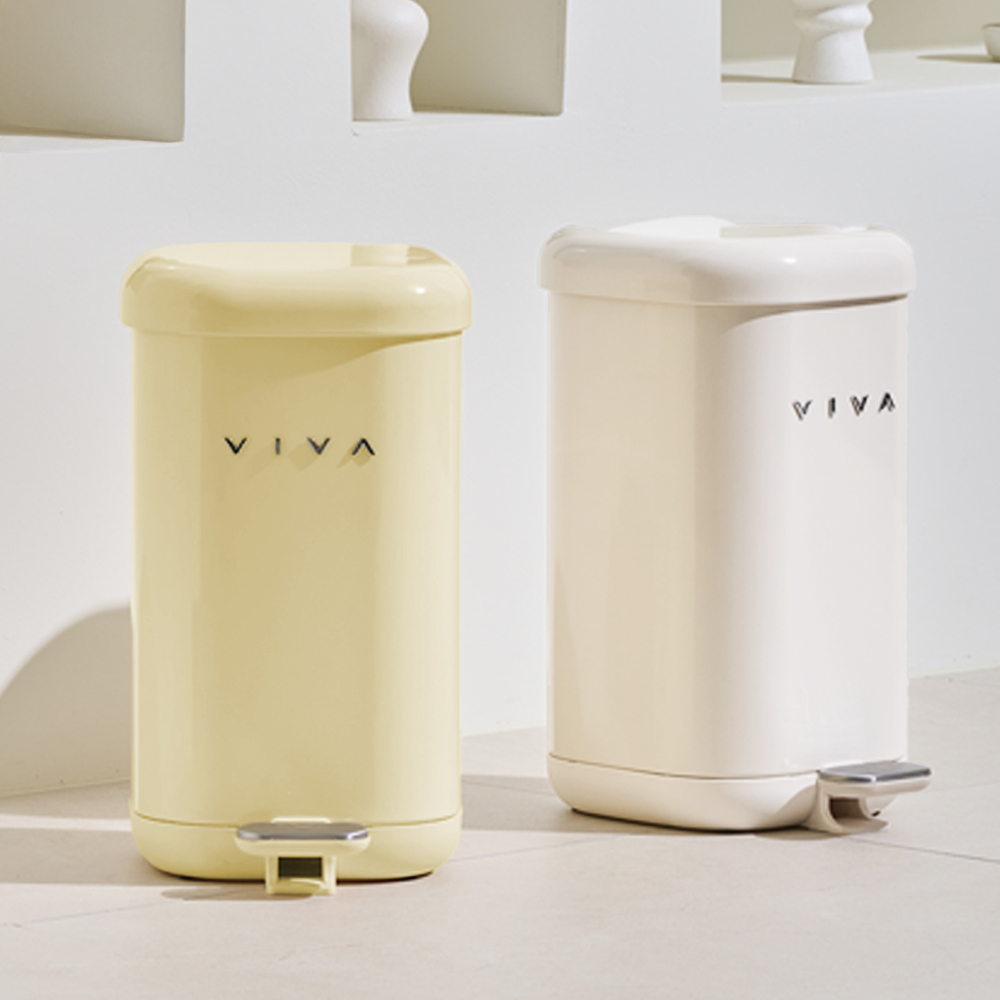 무소음 페달 휴지통 10L 종량제 호환 용량별/공간별 라인업 냄새차단 쓰레기통 - 상세 이미지 5