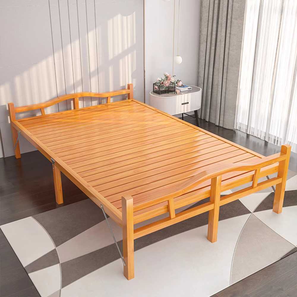 대나무 평상 접이식 대청마루 조립 방부목 옥상 침대 60cm - 상세 이미지 4