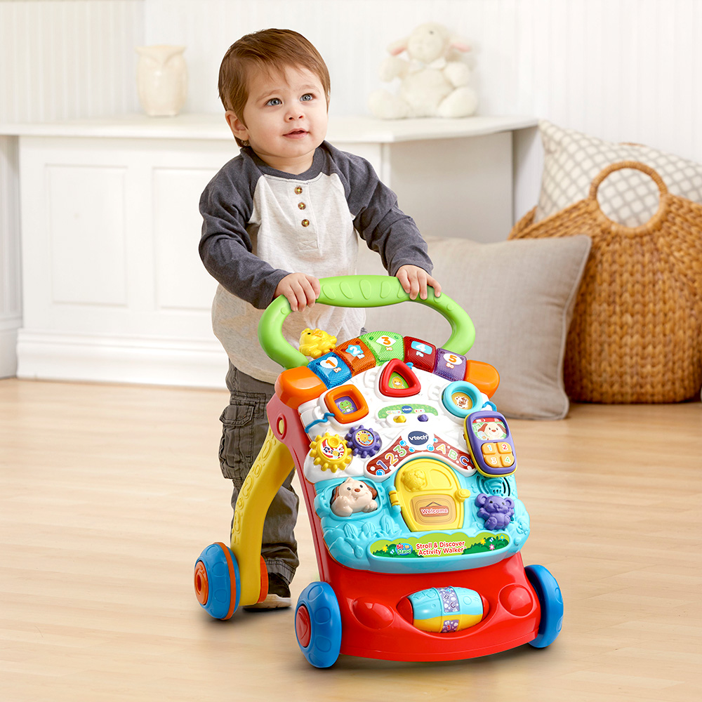 [브이텍] 걸음마 보조기 스마트 폴딩 (한영)