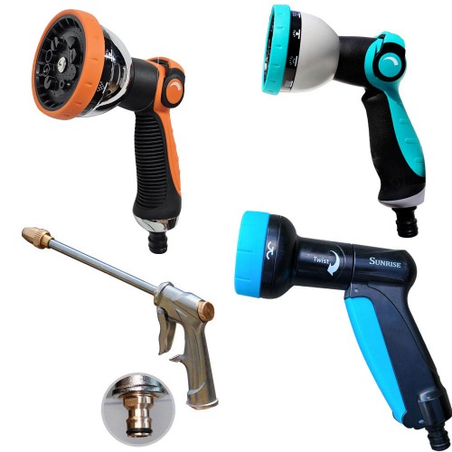 썬라이즈 물호스 세차 청소 베란다 단품 워터건 분사건 고압건