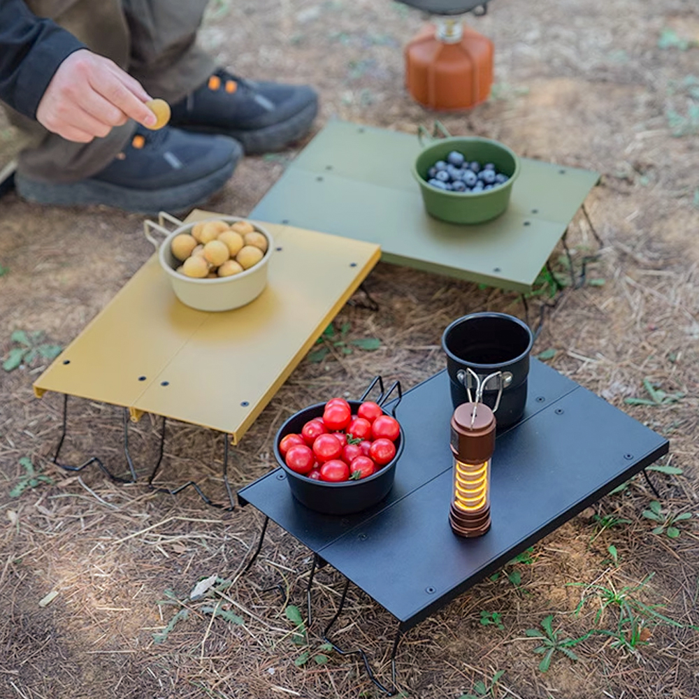 브리즈문 초경량 캠핑 사이드 보조 미니 테이블 백패킹 폴딩 접이식 휴대용 탁자 식탁