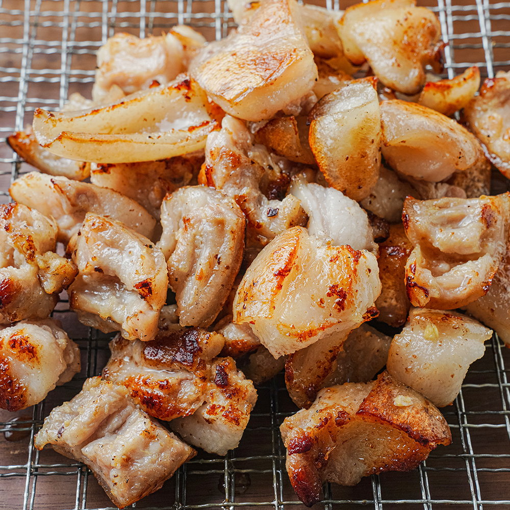 국내산 돼지꼬리 소금구이 300g 껍데기 한돈 특수부위 캠핑음식