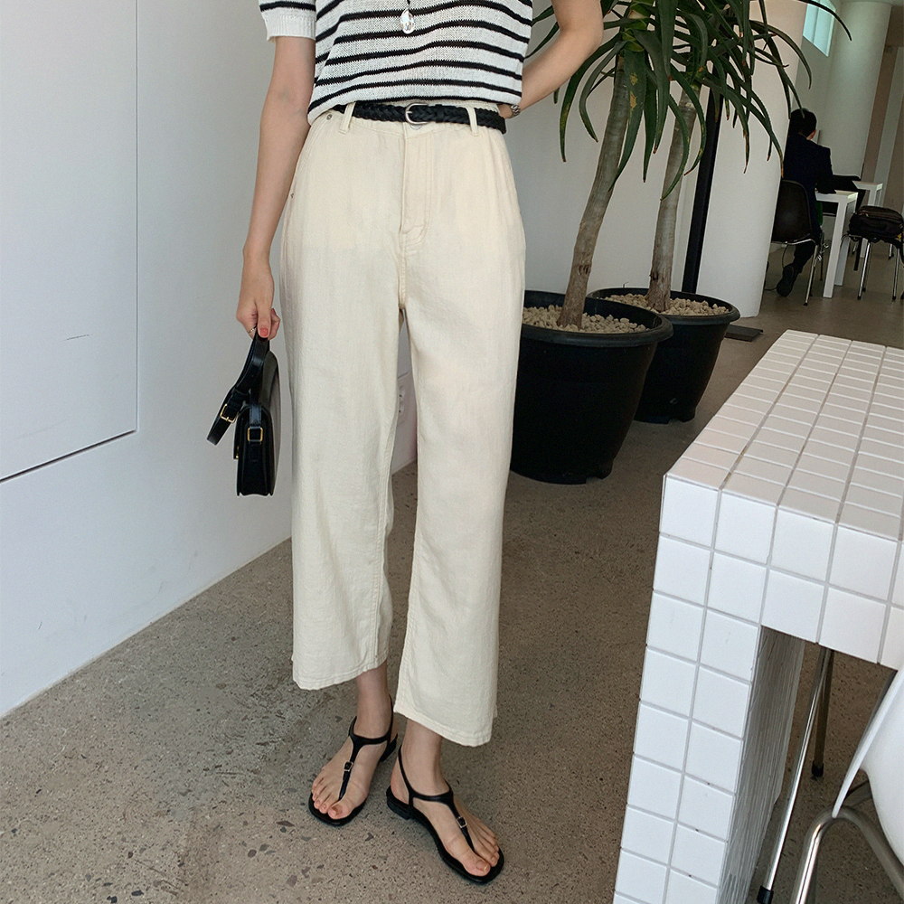 플레피 코튼 팬츠 - 상품 이미지