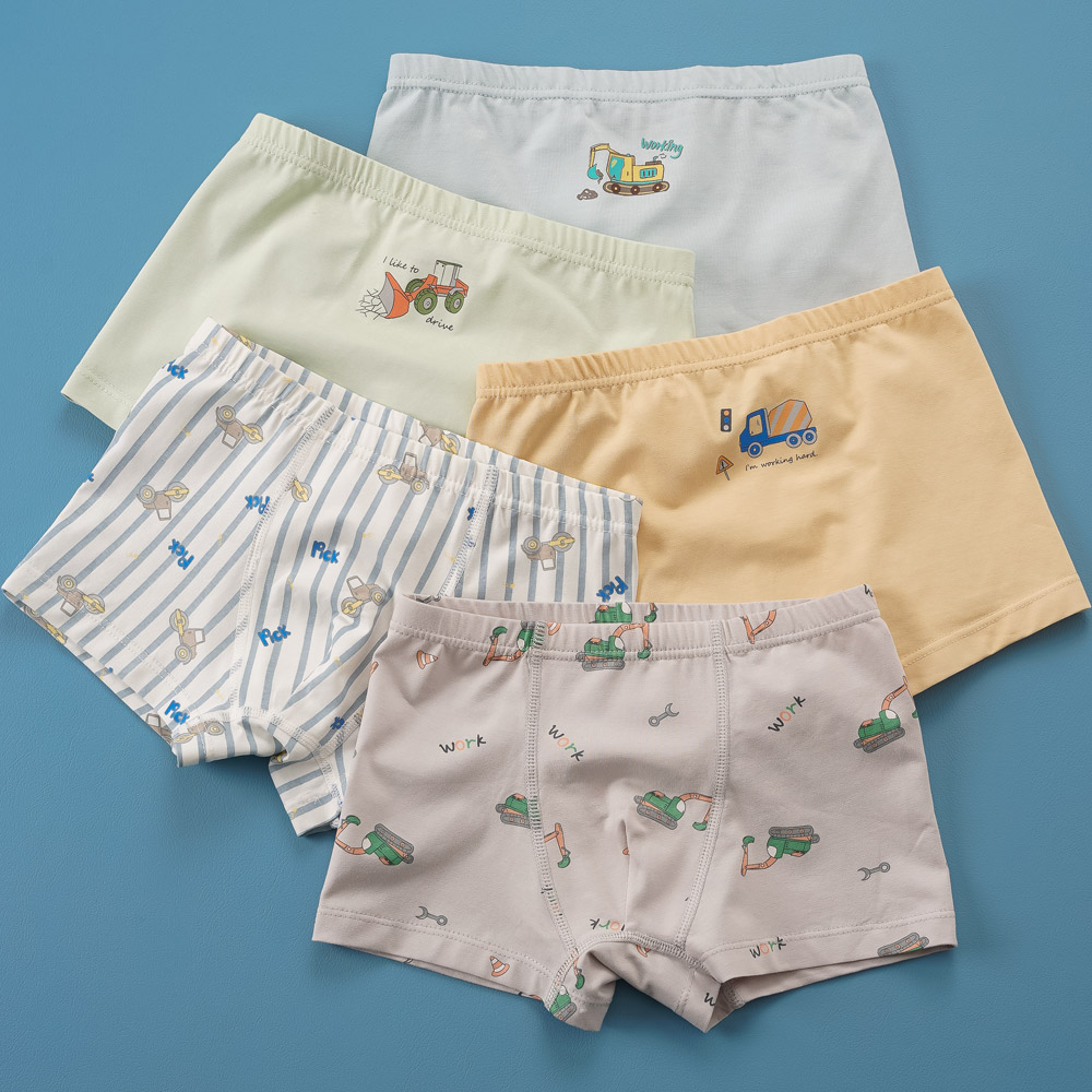 [빌도르] 덤프덤프 5매 남아 드로즈 사각 아동 키즈 어린이 팬티 세트