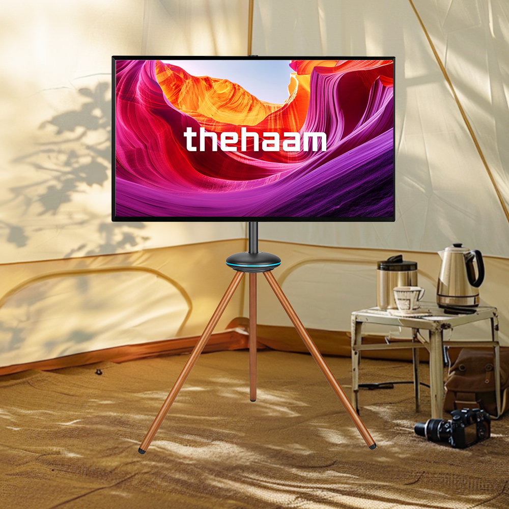 이젤형 TV 스탠드 거치대 109cm(43인치) 139cm(55인치) 이젤 다리 캠핑용