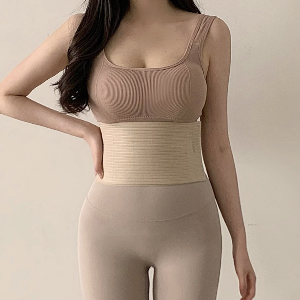 독일산 허리보호대 얇은 허리 복대 폭좁은 여름용 약국 여성 산후 초경량 100g 이미지 8