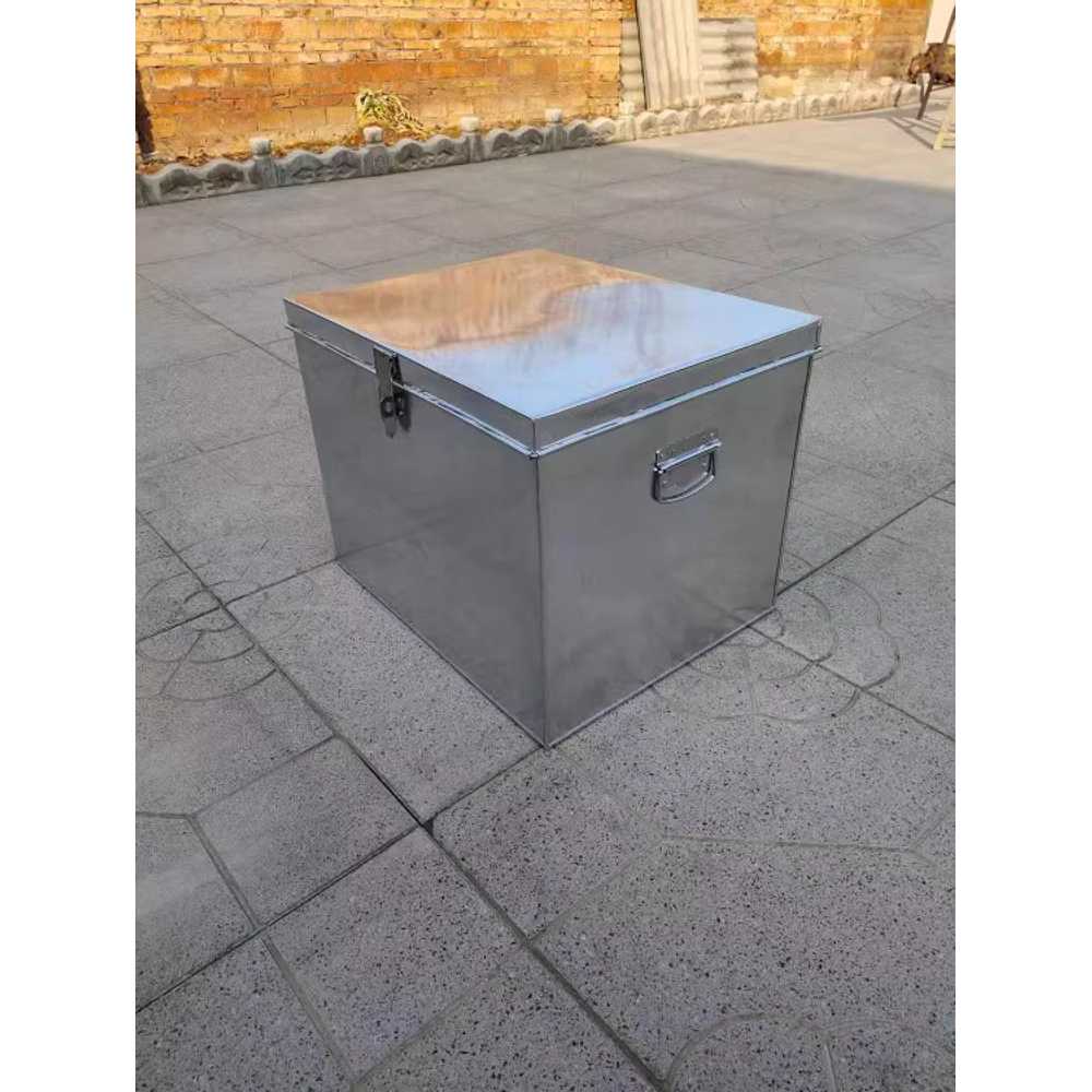 스텐 공구함 박스 하드웨어 사각형 잠금장치 보관 상자 35x20x19 - 상세 이미지 5