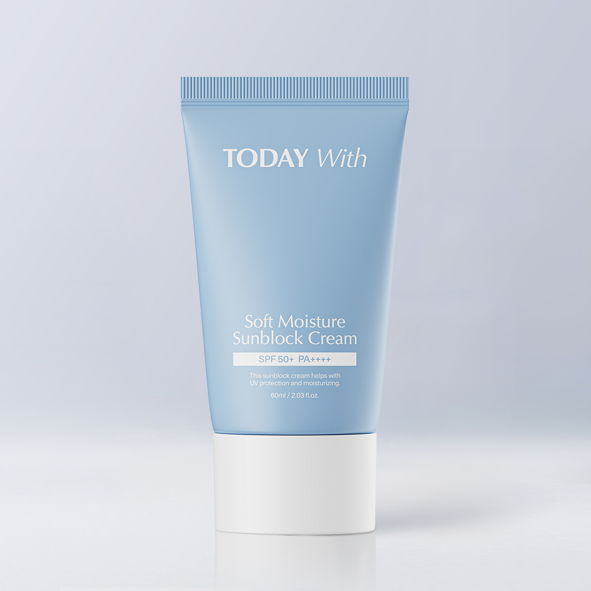 [투데이위드] 무기자차 수분선크림 60ml SPF50+ PA++++ - 상품 이미지